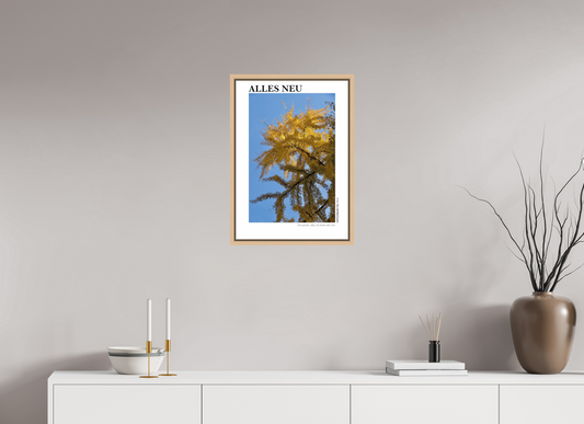 DIN A2 (42 x 59,4 cm), Fine Art Print in Floater Frame - Natural Maple Alles Neu