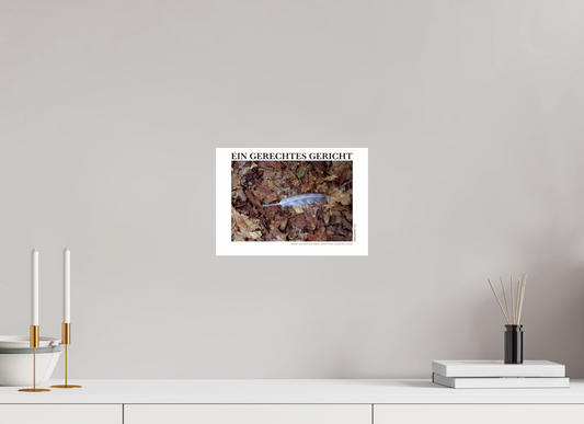 DIN A4 (29,7 x 21 cm), Classic Print Ein Gerechtes Gericht