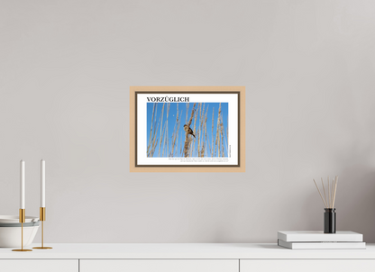 DIN A4 (29,7 x 21 cm), Fine Art Print in Floater Frame - Natural Maple Vorzüglich