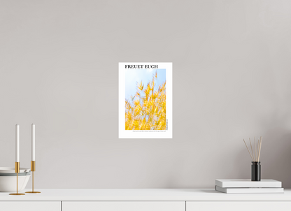 DIN A4 (21 x 29,7 cm), Classic Print Freuet Euch