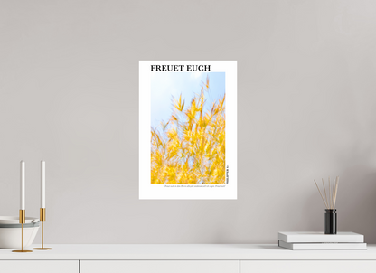 DIN A3 (29,7 x 42 cm), Classic Print Freuet Euch