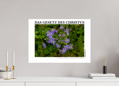 DIN A2 (59,4 x 42 cm), Fine Art Print Das Gesetz Des Christus