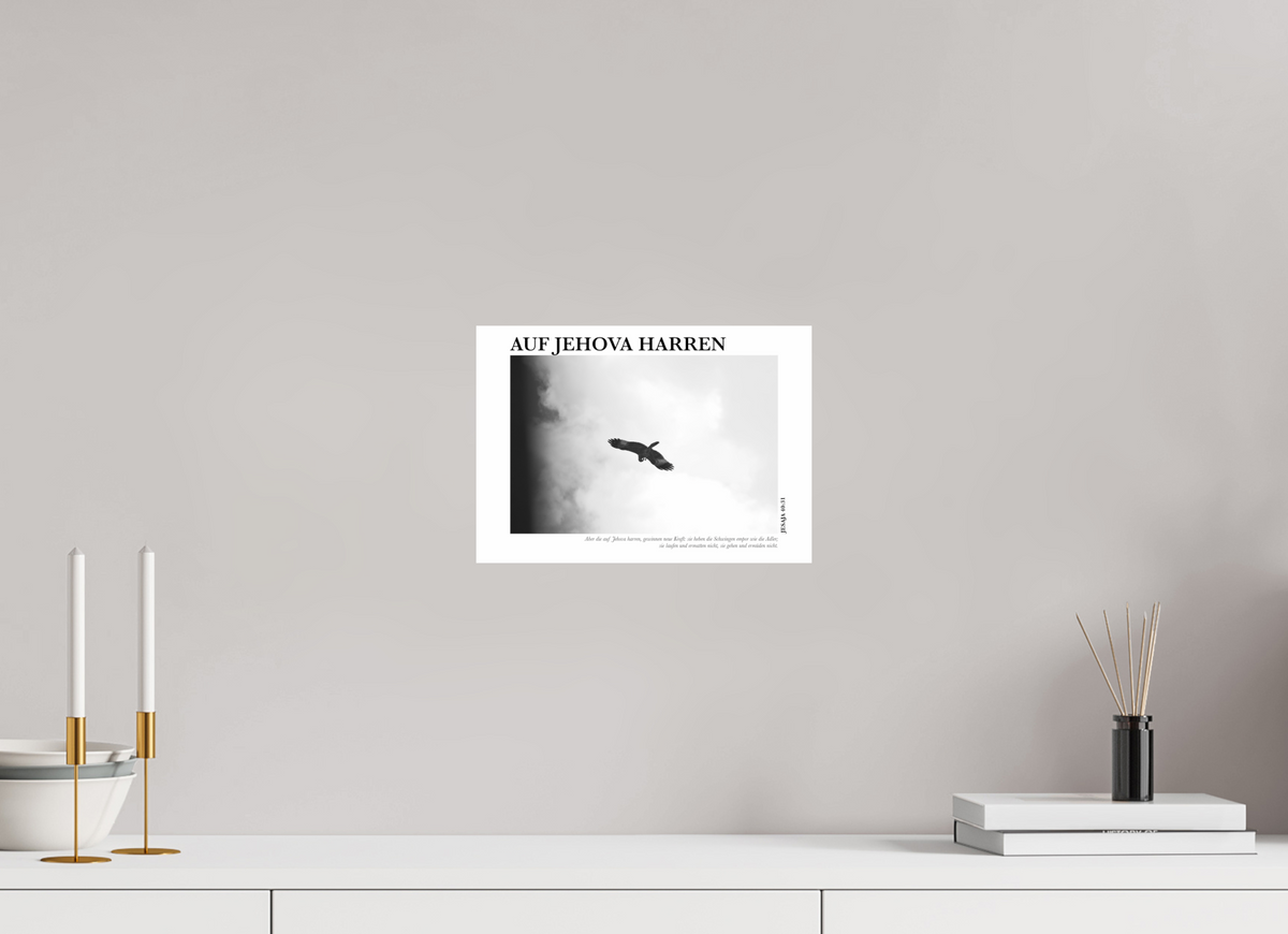 DIN A4 (29,7 x 21 cm), Standard Print Auf Jehova Harren