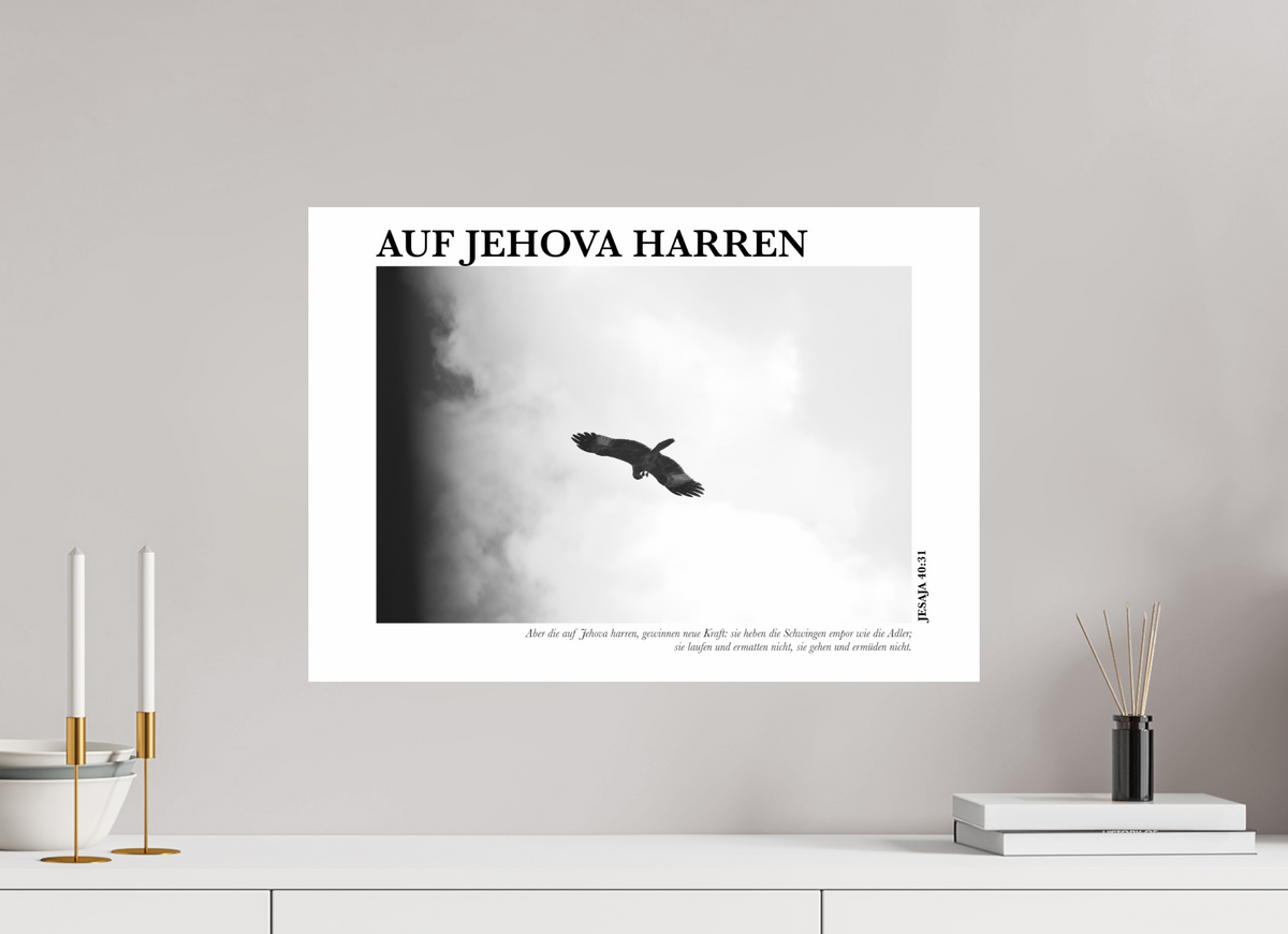 DIN A2 (59,4 x 42 cm), Standard Print Auf Jehova Harren