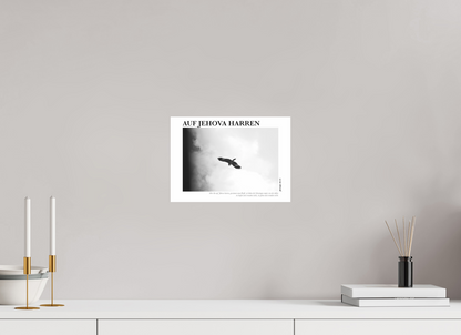 DIN A4 (29,7 x 21 cm), Fine Art Print Auf Jehova Harren