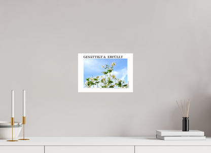 DIN A4 (29,7 x 21 cm), Fine Art Print Gesättigt & Erfüllt