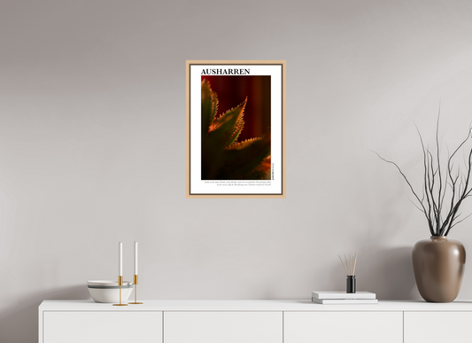 DIN A2 (42 x 59,4 cm), Classic Print in Floater Frame - Natural Maple Ausharren