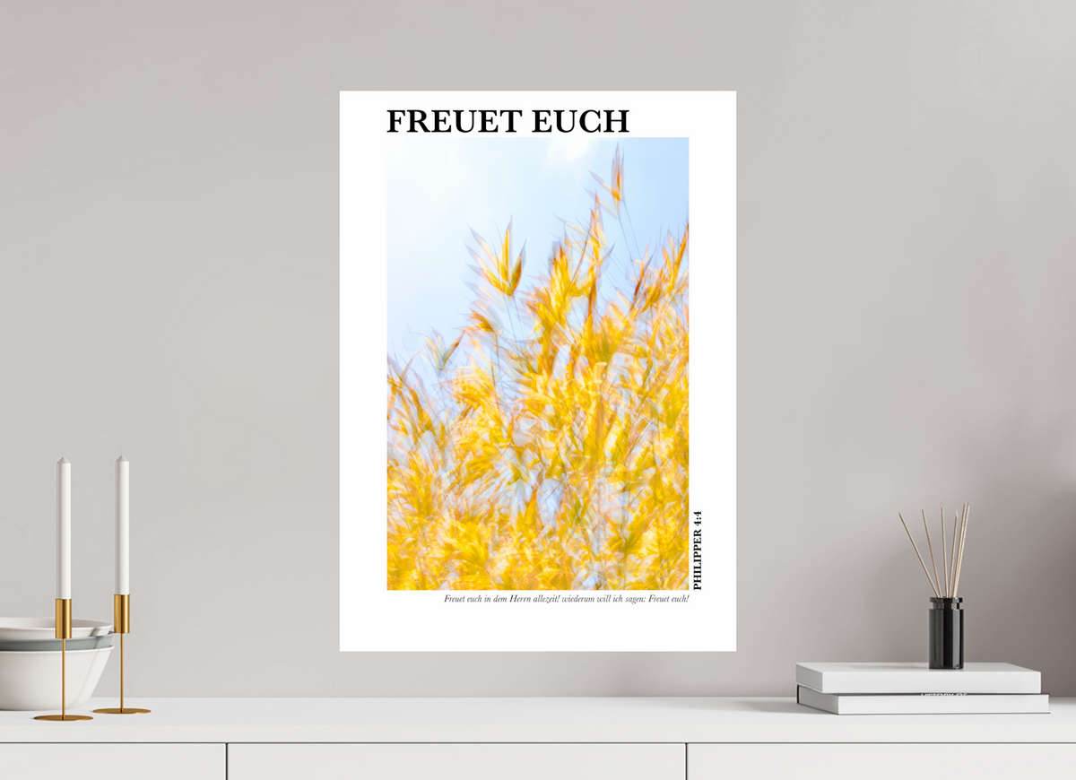 DIN A2 (42 x 59,4 cm), Classic Print Freuet Euch