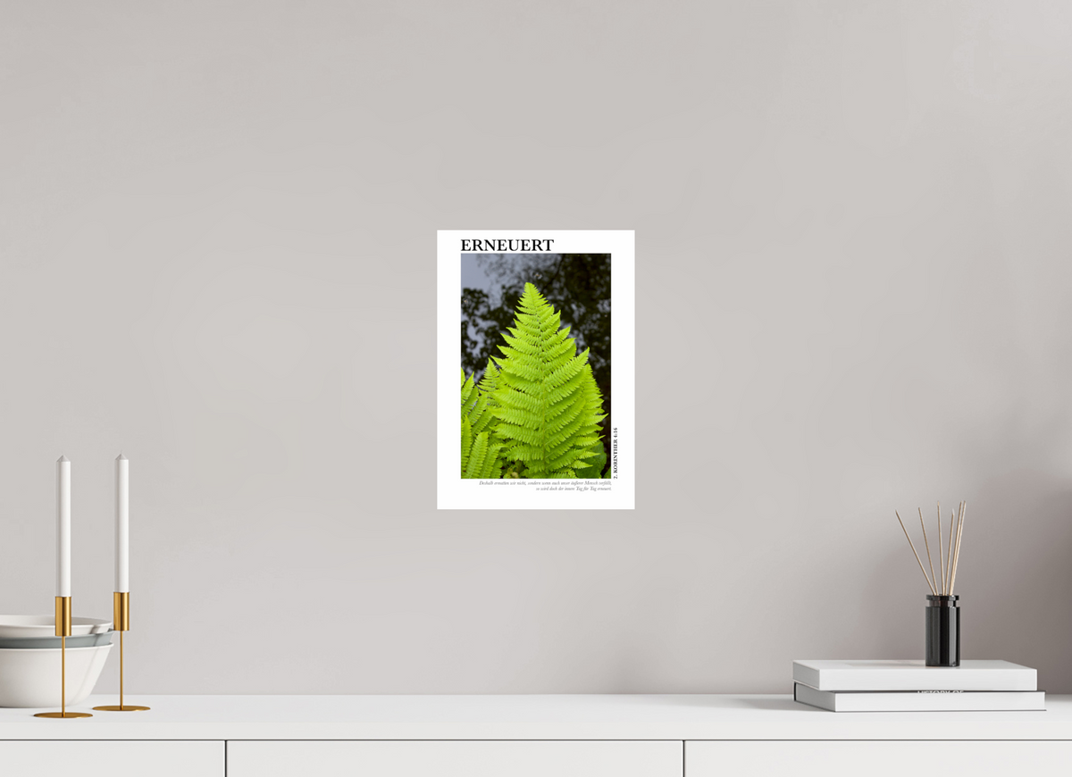 DIN A4 (21 x 29,7 cm), Fine Art Print Erneuert