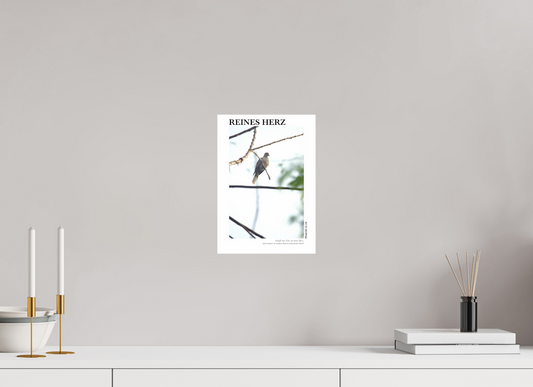 DIN A4 (21 x 29,7 cm), Classic Print Reines Herz