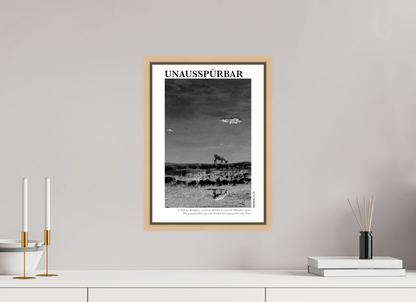 DIN A3 (29,7 x 42 cm), Fine Art Print in Floater Frame - Natural Maple Unausspürbar