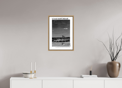DIN A2 (42 x 59,4 cm), Classic Print in Floater Frame - Natural Oak Unausspürbar