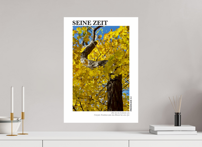 DIN A2 (42 x 59,4 cm), Fine Art Print Seine Zeit