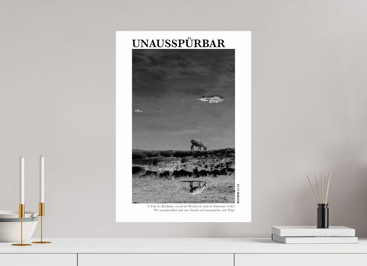 DIN A2 (42 x 59,4 cm), Classic Print Unausspürbar