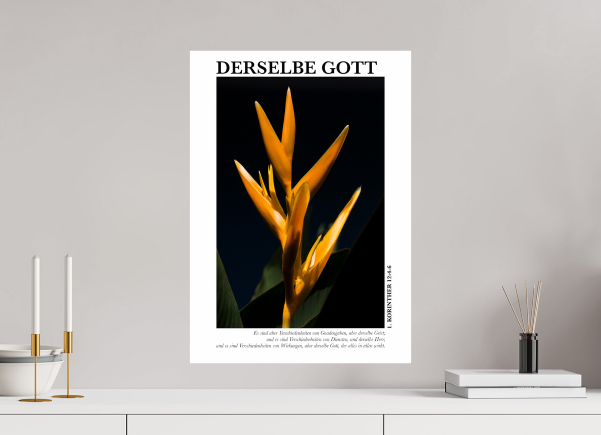 DIN A2 (42 x 59,4 cm), Classic Print Derselbe Gott
