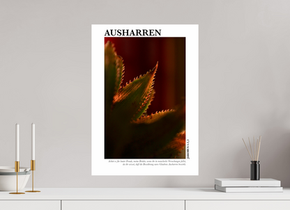 DIN A2 (42 x 59,4 cm), Fine Art Print Ausharren