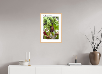 DIN A2 (42 x 59,4 cm), Classic Print in Floater Frame - Natural Maple Ergötze