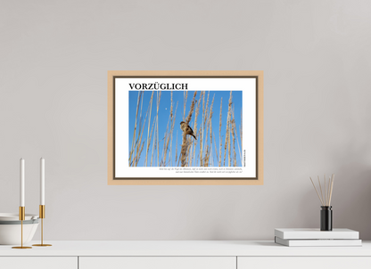 DIN A3 (42 x 29,7 cm), Classic Print in Floater Frame - Natural Maple Vorzüglich