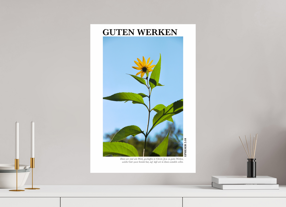 DIN A2 (42 x 59,4 cm), Classic Print Guten Werken