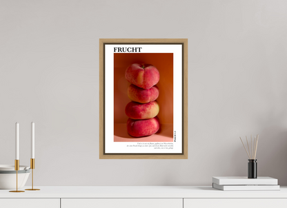 DIN A3 (29,7 x 42 cm), Fine Art Print in Floater Frame - Natural Oak Frucht