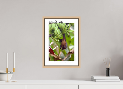 DIN A3 (29,7 x 42 cm), Fine Art Print in Floater Frame - Natural Maple Ergötze