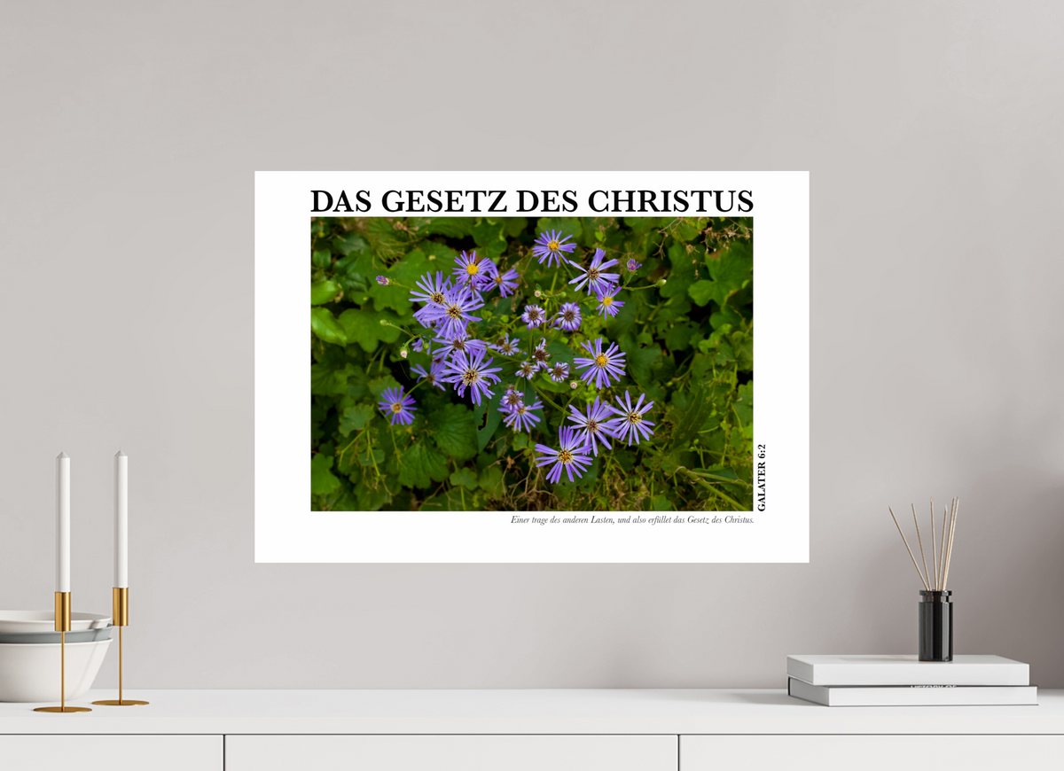 DIN A2 (59,4 x 42 cm), Classic Print Das Gesetz Des Christus