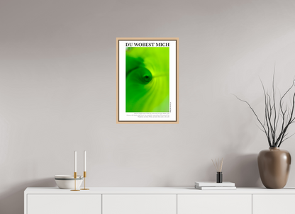 DIN A2 (42 x 59,4 cm), Classic Print in Floater Frame - Natural Maple Du Wobest Mich
