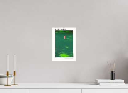 DIN A4 (21 x 29,7 cm), Fine Art Print Vertraue