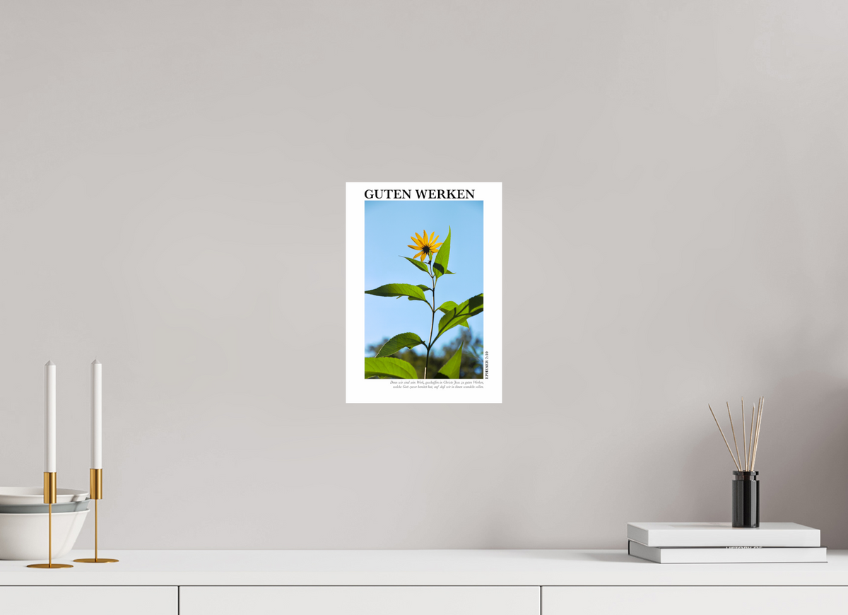 DIN A4 (21 x 29,7 cm), Fine Art Print Guten Werken