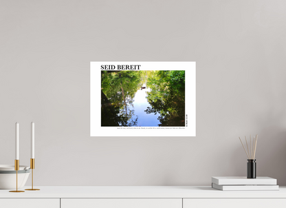 DIN A3 (42 x 29,7 cm), Fine Art Print Seid Bereit