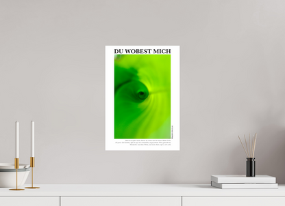 DIN A3 (29,7 x 42 cm), Classic Print Du Wobest Mich