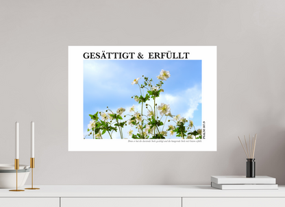 DIN A2 (59,4 x 42 cm), Fine Art Print Gesättigt & Erfüllt