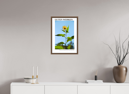 DIN A2 (42 x 59,4 cm), Fine Art Print in Floater Frame - Walnut Guten Werken