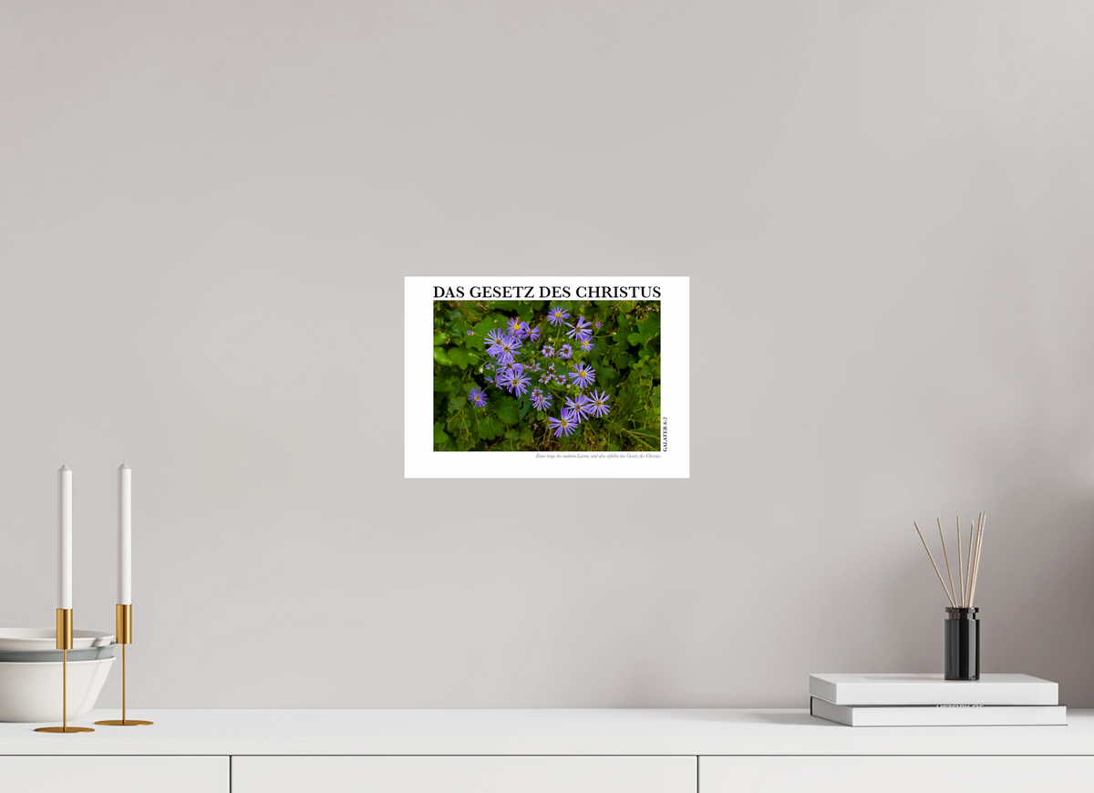 DIN A4 (29,7 x 21 cm), Classic Print Das Gesetz Des Christus