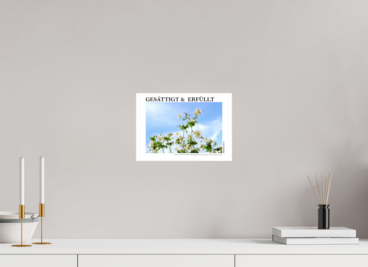 DIN A4 (29,7 x 21 cm), Classic Print Gesättigt & Erfüllt