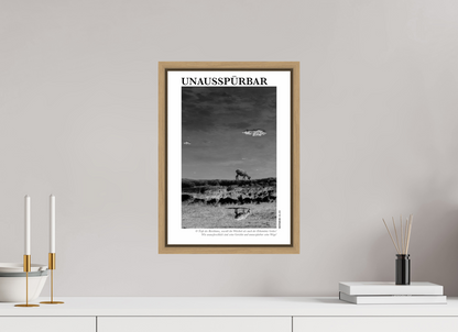 DIN A3 (29,7 x 42 cm), Classic Print in Floater Frame - Natural Oak Unausspürbar