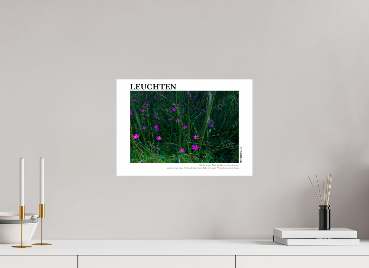 DIN A3 (42 x 29,7 cm), Fine Art Print Leuchten