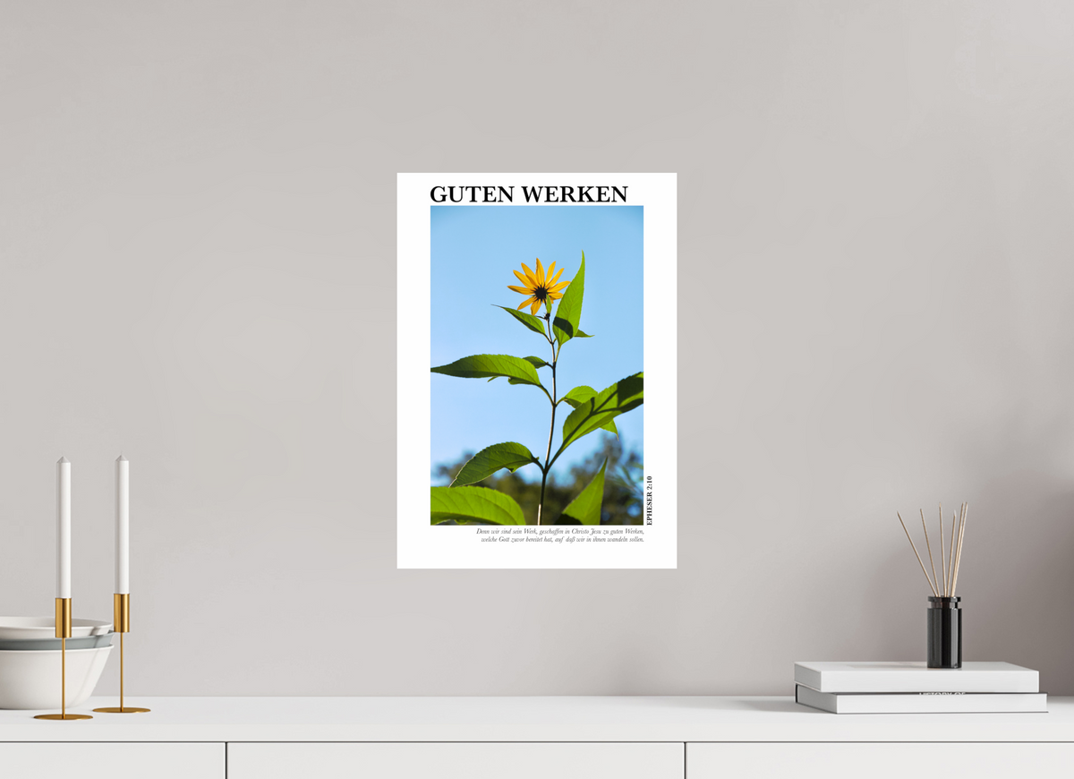 DIN A3 (29,7 x 42 cm), Fine Art Print Guten Werken