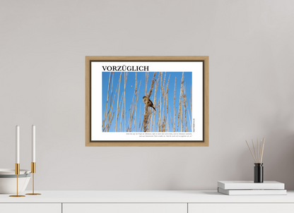 DIN A3 (42 x 29,7 cm), Classic Print in Floater Frame - Natural Oak Vorzüglich