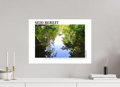 DIN A2 (59,4 x 42 cm), Classic Print Seid Bereit