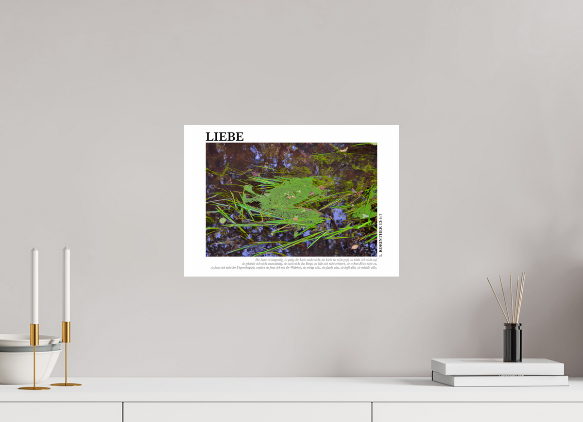 DIN A3 (42 x 29,7 cm), Fine Art Print Liebe